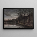 Evening - Léon Becker — framed artwork on a wall