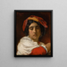 L'Italienne - Léon Bonnat — cuadro enmarcado en la pared