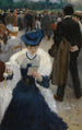 Una elegante en las carreras - Léon Carré — vista de la obra