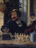 Portrait painting of Alexandre Schanne 1823-1887, model of Schaunard from La Vie de Bohème by Murger - Léon Dehaisne — artwork view