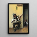 The Banjo Player - Léon Delachaux — framed artwork on a wall