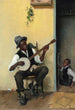 The Banjo Player - Léon Delachaux — artwork view