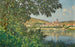 Vista de Vétheuil, orilla del río - Léon Joubert — vista de la obra