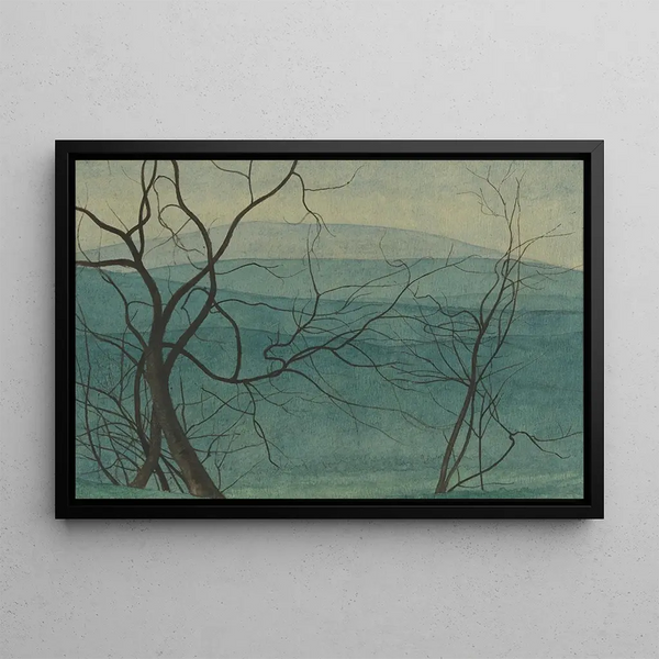 Branches d'arbre - Léon Spilliaert — framed artwork on a wall