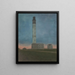 El faro de Ostende al amanecer - Léon Spilliaert — cuadro enmarcado en la pared