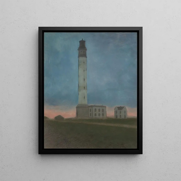 Lon Spilliaert - De vuurtoren van Oostende bij zonsopgang.webp