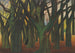 Árboles verdes - Léon Spilliaert — vista de la obra