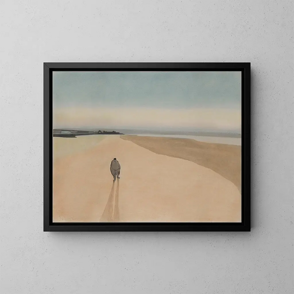 La démocratie en marche - Léon Spilliaert — framed artwork on a wall