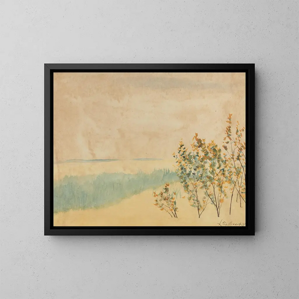 Paisaje - Léon Spilliaert — cuadro enmarcado en la pared