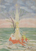 Figuras de Neptuno y mar - Léon Spilliaert — vista de la obra