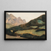 Paisaje de Innsbruck - Léon Spilliaert — cuadro enmarcado en la pared