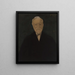 Retrato de Andrew Carnegie - Léon Spilliaert — cuadro enmarcado en la pared