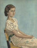 Retrato de Mlle Simonne Kremer - Léon Spilliaert — vista de la obra