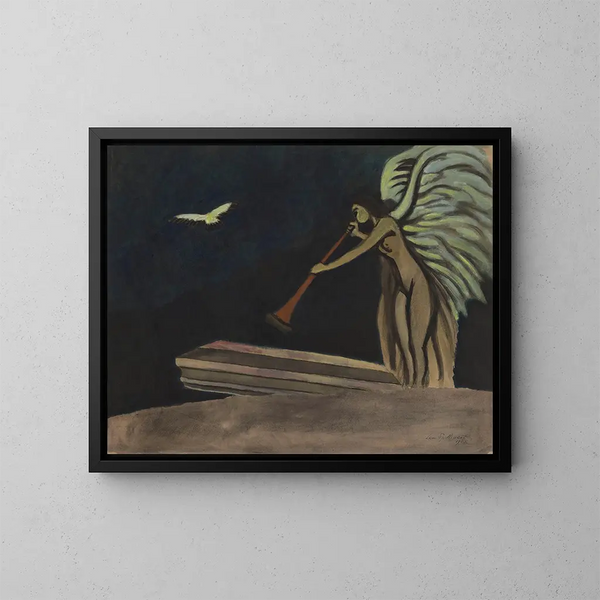 Resurrección - Léon Spilliaert — cuadro enmarcado en la pared