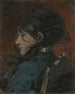 Retrato de una joven mujer - Léon Tanzi — vista de la obra
