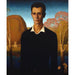 Reproduction of the painting Long's Peak from Loch Vale, Estes Park, Colorado - Grant Wood