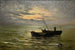 La partida para la pesca en Berck-sur-Mer - Lonie Marie Hécart — vista de la obra