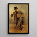 retrato de Georges Courteline 1858-1929 - Léopold Stevens — cuadro enmarcado en la pared