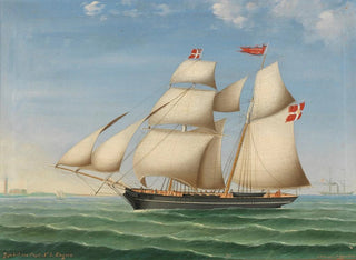 Lorenz Petersen - Schonerbrigg Johanne and Oluffa gefhrt von Capt NLEngers aus Altona.webp