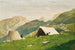 Construcción del campamento - Lorenzo Delleani — vista de la obra