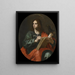 San Juan Evangelista - Lorenzo Lippi — cuadro enmarcado en la pared