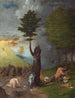 Alegoría de la virtud y del vicio - Lorenzo Lotto — vista de la obra