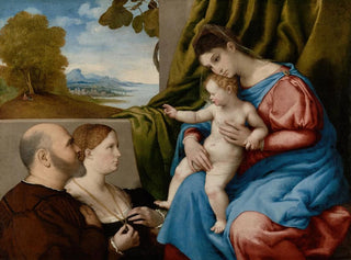 Lorenzo Lotto - Madonna and Child with Two Donors.webp