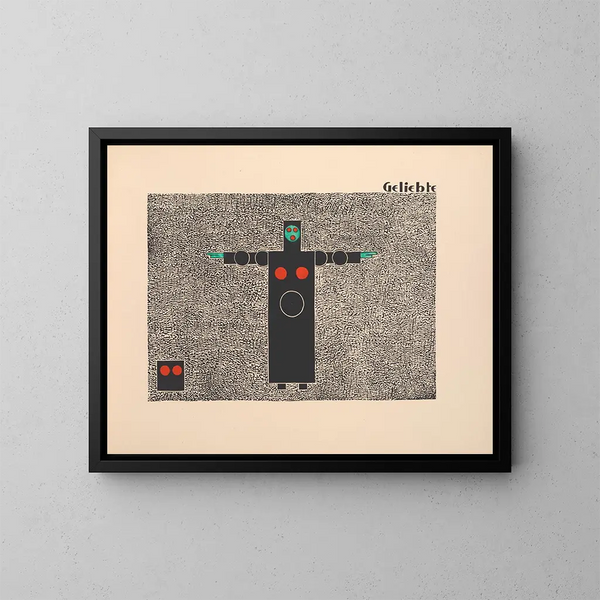 Bien-amada - Lothar Schreyer — cuadro enmarcado en la pared