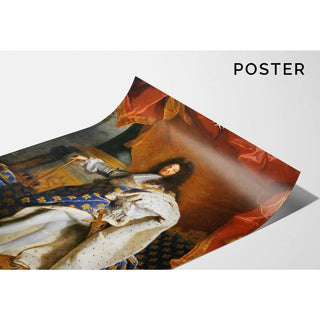 Louis XIV d'Hyacinthe Rigaud | Reproduction Tableau Décoration murale affiche copie
