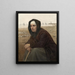 La mujer del pescador - Louis-Alexandre Dubourg — cuadro enmarcado en la pared