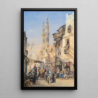 LouisAmable Crapelet - A Street In Cairo.webp