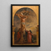 El Cristo llevando su cruz - Louis-Antoine-Léon Riesener — cuadro enmarcado en la pared