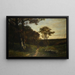 Los grandes bosques de Fenioux, Saintonge - Louis-Auguste Auguin — cuadro enmarcado en la pared