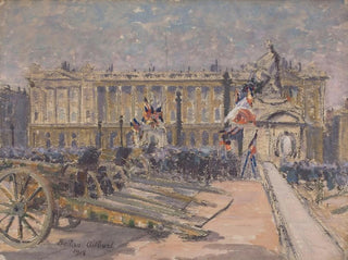 LouisGilbert Bellan - La place de la Concorde le jour de lArmistice le 11 novembre 1918.webp