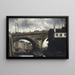 Le Pont et la Pompe Notre-Dame - Louis-Godefroy Jadin — framed artwork on a wall