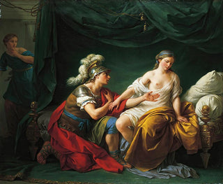 LouisJeanFranois Lagrene - Alcibiades on his Knees Before his Mistress.webp