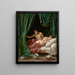 Mars and Venus, allegory of peace - Louis-Jean-François Lagrenée — framed artwork on a wall
