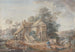 El Pequeño Trianón Versalles - Louis-Nicolas van Blarenberghe — vista de la obra