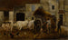Grupo de bueyes en el patio de la granja - Louis-Robert Carrier-Belleuse — vista de la obra