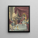 The King The Kite And The Hunter - Louis-Simon Lempereur — framed artwork on a wall