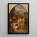 Saint Pierre guérissant un boiteux à la porte du Temple de Jérusalem - Louis-Vincent-Léon Pallière — framed artwork on a wall