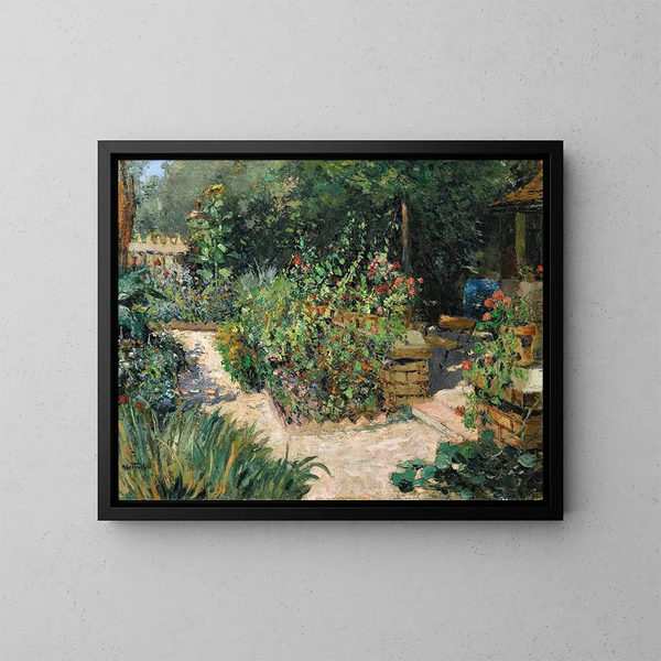 The Garden - Louis Abel-Truchet — framed artwork on a wall