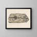 Recherches sur les poissons fossiles - Louis Agassiz — framed artwork on a wall