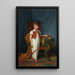 Portrait of Eugène Isabey - Louis André Gabriel Bouchet — framed artwork on a wall