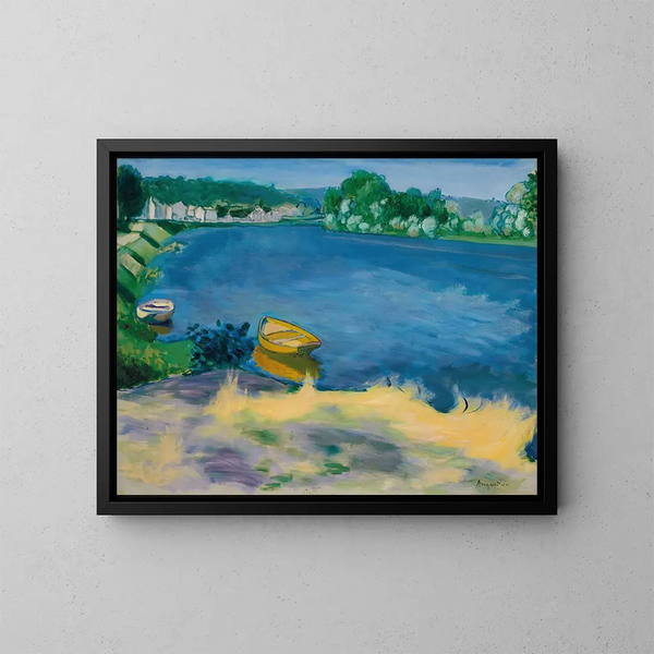 Bords de Seine - Louis Anquetin — cuadro enmarcado en la pared