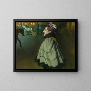 Louis Anquetin - Woman at the Champslyses by night.webp