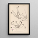 Herbier de la flore française Pl0016 - Louis Antoine Cusin — cuadro enmarcado en la pared