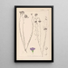 Herbier de la flore française Pl0022 - Louis Antoine Cusin — framed artwork on a wall
