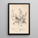 Herbier de la flore française Pl0073 - Louis Antoine Cusin — cuadro enmarcado en la pared