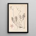 Herbier de la flore française Pl0095 - Louis Antoine Cusin — cuadro enmarcado en la pared
